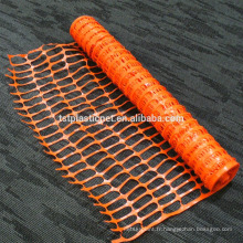 Barrière flexible de sécurité en plastique HDPE orange de 80-400 g / m2